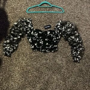 Lacey Floral Blouse
